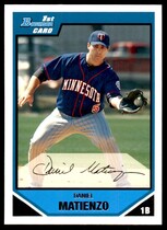 2007 Bowman Prospects #BP27 Daniel Matienzo