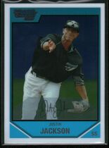 2007 Bowman Chrome Draft Draft Picks #BDPP30 Justin Jackson
