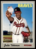 2019 Topps Heritage #122 Julio Teheran