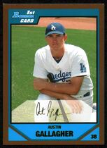 2007 Bowman Draft Draft Picks Gold #BDPP21 Austin Gallagher
