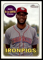 2018 Topps Heritage Minor League #77 Enyel De Los Santos