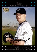 2007 Topps Update #UH178 Matthew Lindstrom
