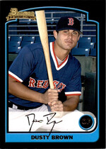 2003 Bowman Base Set #184 Dusty Brown
