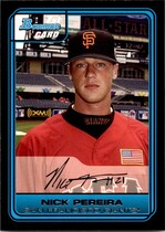 2006 Bowman Draft Futures Game Prospects #FG21 Nick Pereira