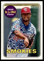 2018 Topps Heritage Minor League #83 Oscar De La Cruz