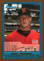 2006 Bowman Draft Futures Game Prospects Gold #FG21 Nick Pereira
