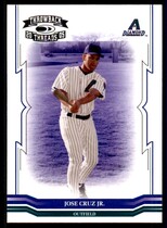 2005 Donruss Throwback Threads #263 Jose Cruz Jr.