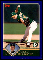 2003 Topps Base Set #29 Chad Bradford