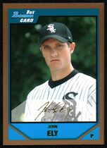 2007 Bowman Draft Draft Picks Gold #BDPP16 John Ely