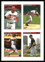 2006 Topps Bazooka 4 on 1 Stickers #50 Nick Johnson|Paul Konerko|Raul Ibanez|Todd Helton