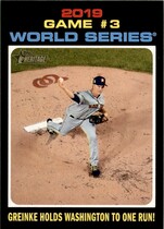 2020 Topps Heritage #329 Greinke Ks