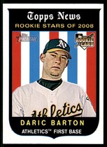 2008 Topps Heritage Black Back #117 Daric Barton