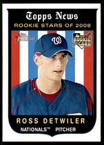 2008 Topps Heritage Black Back #122 Ross Detwiler