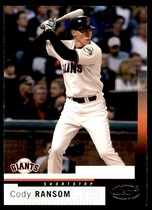 2004 Leaf Base Set #198 Cody Ransom