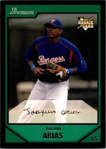 2007 Bowman Base Set #208 Joaquin Arias