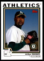 2004 Topps Base Set Series 2 #637 Arthur Rhodes