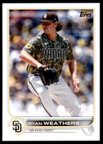 2022 Topps Base Set #70 Ryan Weathers