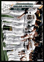 2020 Topps Base Set #73 Oakland Athletics Team Card