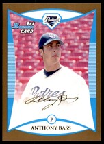 2008 Bowman Draft Prospects Gold #BDPP58 Anthony Bass