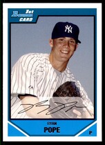 2007 Bowman Draft Draft Picks #BDPP45 Ryan Pope