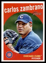 2008 Topps Heritage #260 Carlos Zambrano