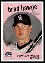 2008 Topps Heritage Black Back #185 Brad Hawpe