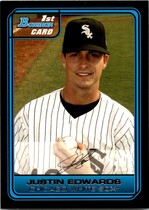 2006 Bowman Draft Draft Picks #DP14 Justin Edwards