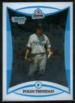 2008 Bowman Chrome Draft Prospects #BDPP80 Polin Trinidad