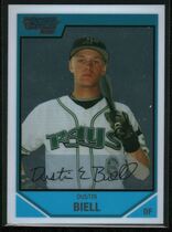 2007 Bowman Chrome Draft Draft Picks #BDPP25 Dustin Biell