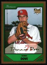 2007 Bowman Draft Gold #BDP24 Dennis Dove