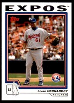 2004 Topps Base Set Series 2 #418 Livan Hernandez