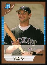 2005 Bowman Draft Gold #BDP120 Daniel Carte