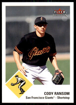 2003 Fleer Tradition #386 Cody Ransom
