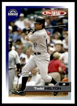 2005 Topps Total Team Checklists #TTC9 Todd Helton