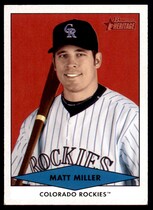 2007 Bowman Heritage Prospects #BHP86 Matt Miller