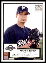 2007 Topps 52 #185 Manny Parra