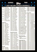 2007 Topps Base Set Series 2 #CL2 Checklist 2