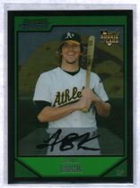 2007 Bowman Chrome Draft #BDP1 Travis Buck