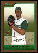 2006 Bowman Draft Gold #BDP54 James Shields