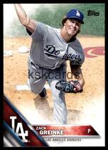 2016 Topps Base Set #32 Zack Greinke