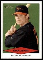 2007 Bowman Heritage Prospects #BHP93 Ryan Adams