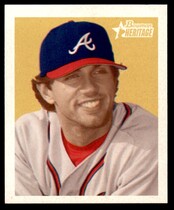 2006 Bowman Heritage Mini Draft Pick Variations #BHP80 Dustin Evans