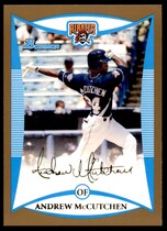 2008 Bowman Draft Prospects Gold #BDPP69 Andrew Mccutchen