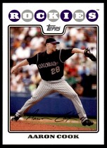 2008 Topps Base Set Series 1 #34 Aaron Cook