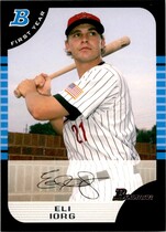 2005 Bowman Draft #BDP58 Eli Iorg