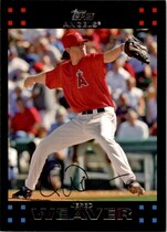 2007 Topps Base Set Series 1 #75 Jered Weaver