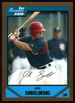 2007 Bowman Draft Draft Picks Gold #BDPP63 Jake Smolinski