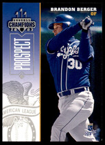 2003 Donruss Champions #127 Brandon Berger
