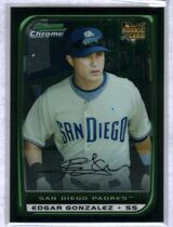 2008 Bowman Chrome Draft #BDP44 Edgar Gonzalez