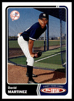 2003 Topps Total #895 David Martinez